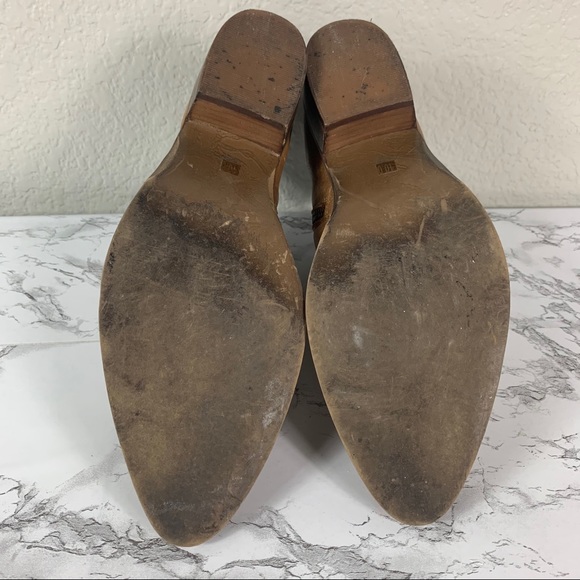 Steve Madden Ajay Brown Leather Ankle Bootie 10M - Picture 11 of 11